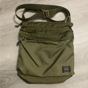 YOSHIDA PORTER FORCE SHOULDER BAG 855-05901 Olive Drab